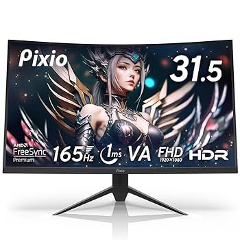 Amazon.co.jp: Pixio PXC325 湾曲 ゲーミングモニター 32インチ